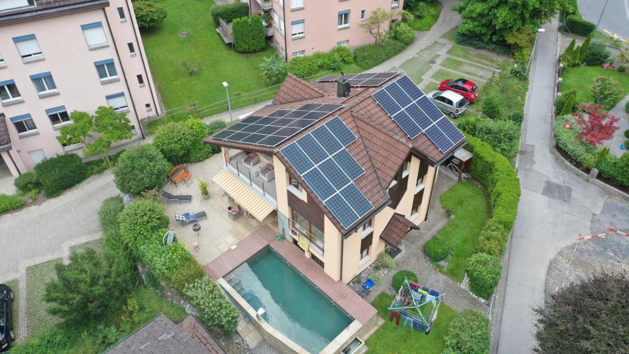Zimmer Mit Eigenem Badezimmer Näfels Exterior foto